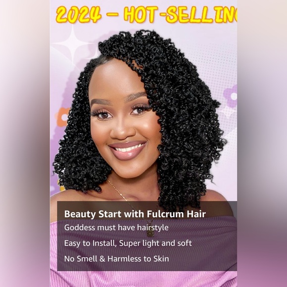 Hair Mini Twist Crochet Hair 1inch Passion Twist Hair Spring Twist